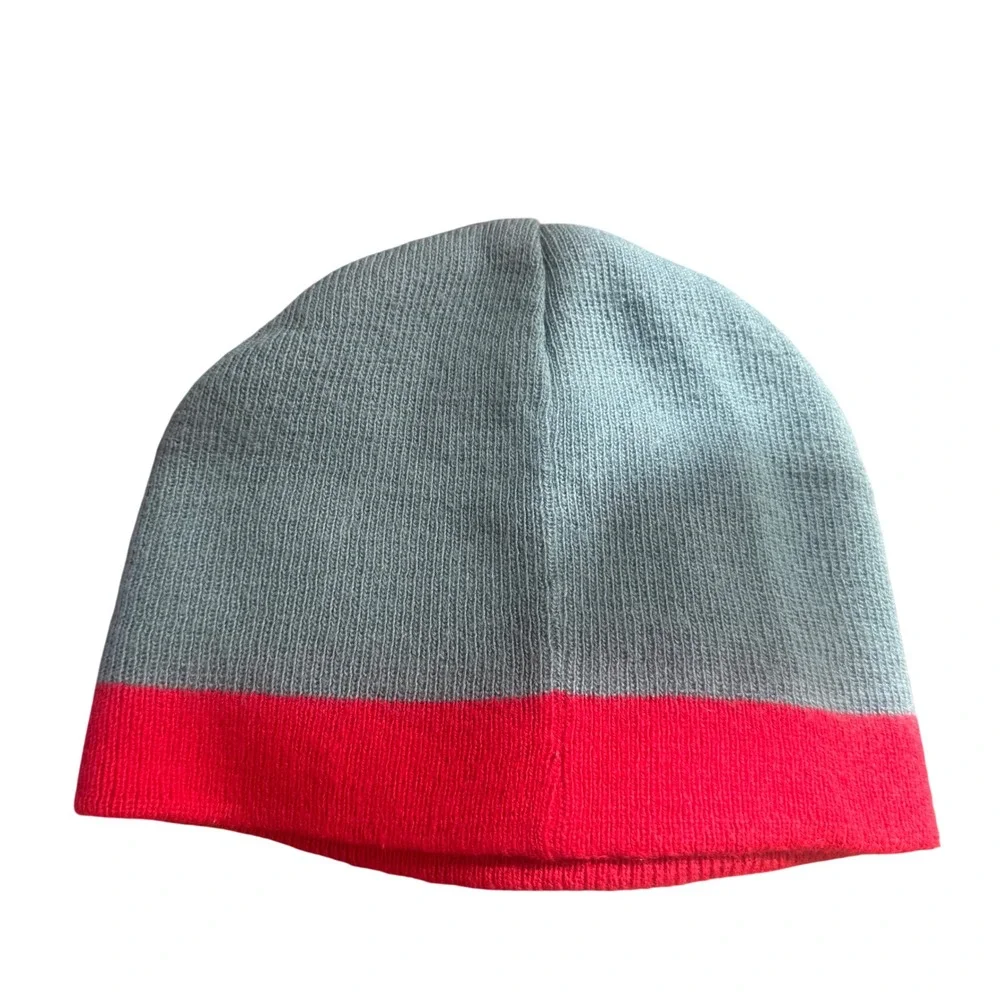 Y2K Disney Pixar Cars Beanie OSFM Grey Red Lightning McQueen Embroidered Hat